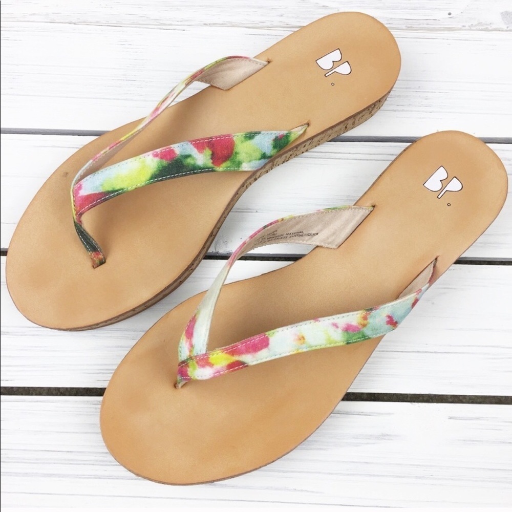 BP Watercolor Slip On Summer Sandals 7 - Picture 8 of 8